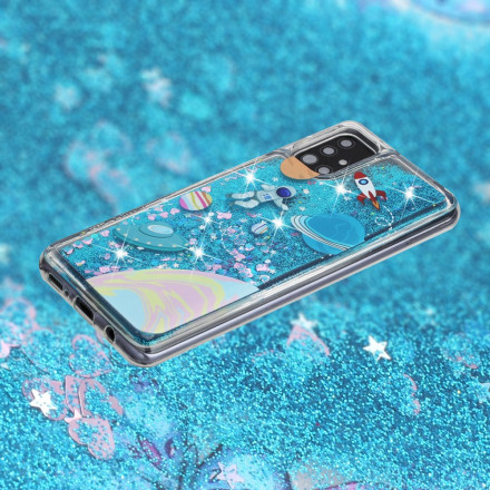Coque Samsung Galaxy A52 4G / A52 5G Espace Paillettes Coque Samsung Galaxy A52 4G / A52 5G Espace Paillettes
