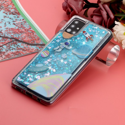 Coque Samsung Galaxy A52 4G / A52 5G Espace Paillettes Coque Samsung Galaxy A52 4G / A52 5G Espace Paillettes