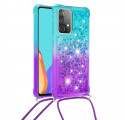 Coque Samsung Galaxy A52 4G / A52 5G / A52s 5G Paillettes et Cordon