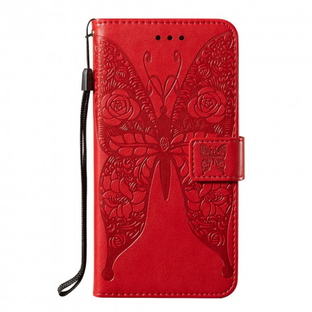 Housse Samsung Galaxy A52 4G / A52 5G Papillon Motif de Fleurs Housse Samsung Galaxy A52 4G / A52 5G Papillon Motif de Fleurs