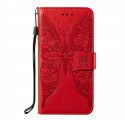 Housse Samsung Galaxy A52 4G / A52 5G / A52s 5G Papillon Motif Fleurs