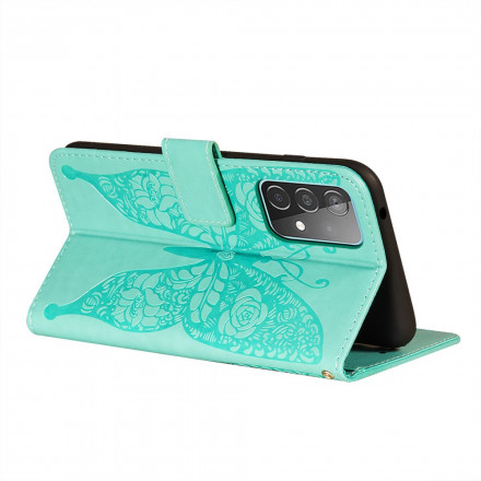 Housse Samsung Galaxy A52 4G / A52 5G Papillon Motif de Fleurs