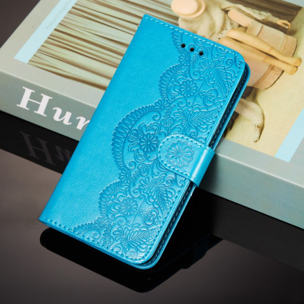 Housse Samsung Galaxy A52 4G / A52 5G Impression Broderie Fleurs Housse Samsung Galaxy A52 4G / A52 5G Impression Broderie Fleurs