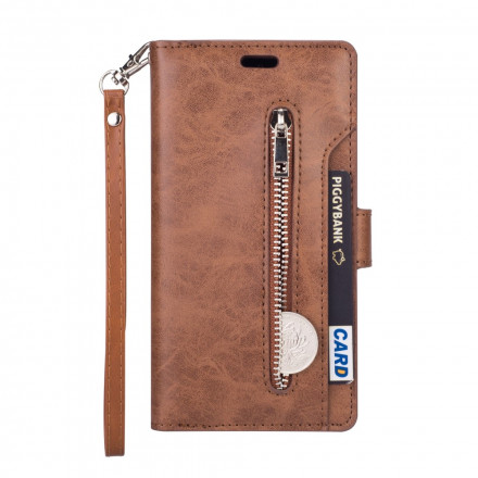 Housse Samsung Galaxy A52 4G / A52 5G Porte-Monnaie avec Lanière Housse Samsung Galaxy A52 4G / A52 5G Porte-Monnaie avec Lanière