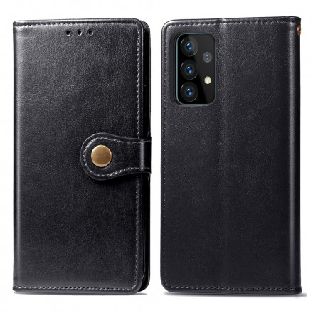 Housse Samsung Galaxy A52 4G / A52 5G Simili Cuir et Fermoir Vintage Housse Samsung Galaxy A52 4G / A52 5G Simili Cuir et Fermoir Vintage