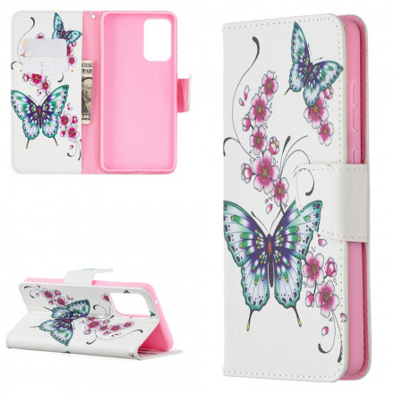 Housse Samsung Galaxy A72 4G / A72 5G Papillons Rois Housse Samsung Galaxy A72 4G / A72 5G Papillons Rois
