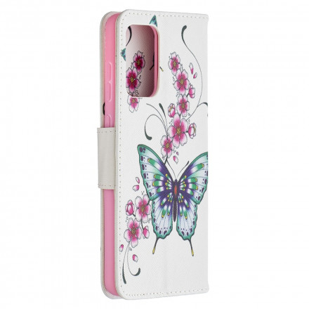 Housse Samsung Galaxy A72 4G / A72 5G Papillons Rois Housse Samsung Galaxy A72 4G / A72 5G Papillons Rois