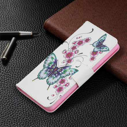 Housse Samsung Galaxy A72 4G / A72 5G Papillons Rois Housse Samsung Galaxy A72 4G / A72 5G Papillons Rois