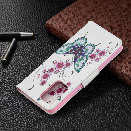 Housse Samsung Galaxy A72 4G / A72 5G Papillons Rois Housse Samsung Galaxy A72 4G / A72 5G Papillons Rois