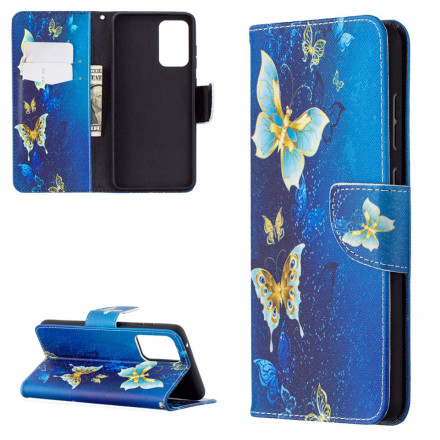 Housse Samsung Galaxy A72 4G / A72 5G Papillons Rois Housse Samsung Galaxy A72 4G / A72 5G Papillons Rois