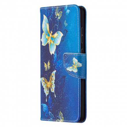 Housse Samsung Galaxy A72 4G / A72 5G Papillons Rois Housse Samsung Galaxy A72 4G / A72 5G Papillons Rois