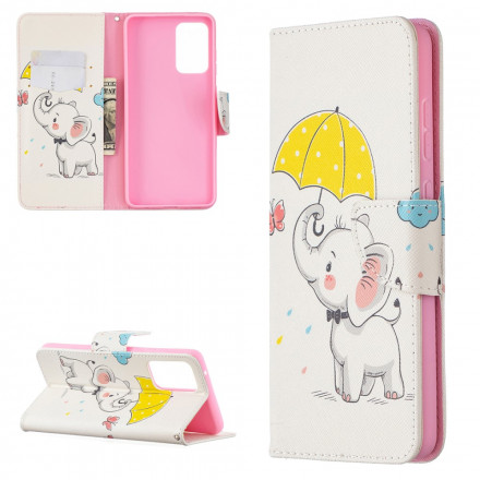 Housse Samsung Galaxy A72 4G / A72 5G Bébé Éléphane Housse Samsung Galaxy A72 4G / A72 5G Bébé Éléphane