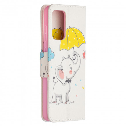Housse Samsung Galaxy A72 4G / A72 5G Bébé Éléphane Housse Samsung Galaxy A72 4G / A72 5G Bébé Éléphane