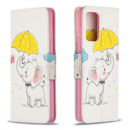 Housse Samsung Galaxy A72 4G / A72 5G Bébé Éléphane Housse Samsung Galaxy A72 4G / A72 5G Bébé Éléphane