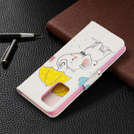 Housse Samsung Galaxy A72 4G / A72 5G Bébé Éléphane Housse Samsung Galaxy A72 4G / A72 5G Bébé Éléphane
