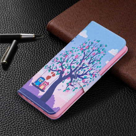Housse Samsung Galaxy A72 4G / A72 5G Hiboux Sur La Balançoire Housse Samsung Galaxy A72 4G / A72 5G Hiboux Sur La Balançoire