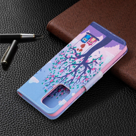 Housse Samsung Galaxy A72 4G / A72 5G Hiboux Sur La Balançoire Housse Samsung Galaxy A72 4G / A72 5G Hiboux Sur La Balançoire