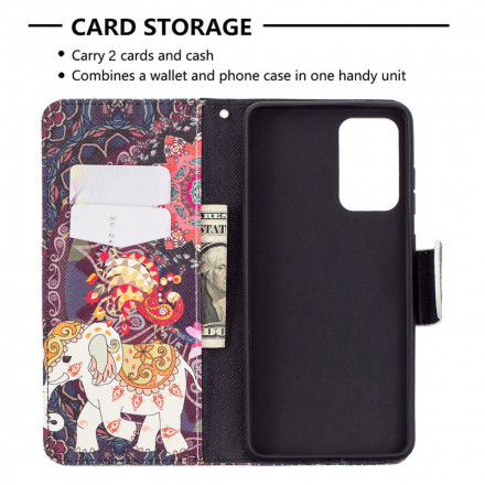 Housse Samsung Galaxy A72 4G / A72 5G Mandala Éléphants Ethniques Housse Samsung Galaxy A72 4G / A72 5G Mandala Éléphants Ethniques
