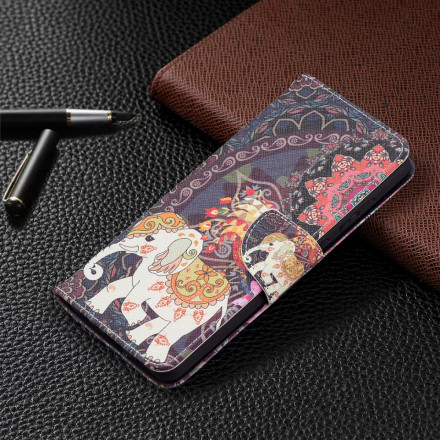 Housse Samsung Galaxy A72 4G / A72 5G Mandala Éléphants Ethniques Housse Samsung Galaxy A72 4G / A72 5G Mandala Éléphants Ethniques
