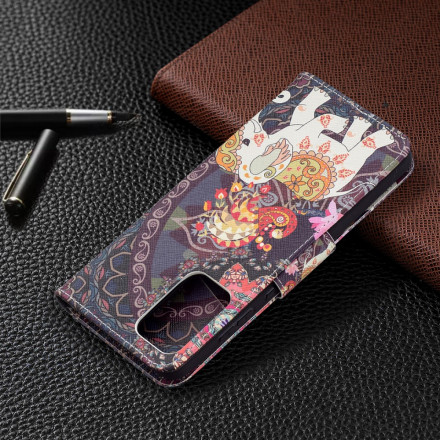 Housse Samsung Galaxy A72 4G / A72 5G Mandala Éléphants Ethniques Housse Samsung Galaxy A72 4G / A72 5G Mandala Éléphants Ethniques