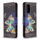 Housse Samsung Galaxy A72 4G / A72 5G Papillons Dorés Housse Samsung Galaxy A72 4G / A72 5G Papillons Dorés
