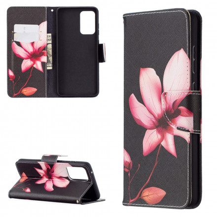 Housse Samsung Galaxy A72 4G / A72 5G Fleur Rose Housse Samsung Galaxy A72 4G / A72 5G Fleur Rose