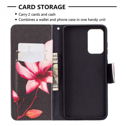 Housse Samsung Galaxy A72 4G / A72 5G Fleur Rose Housse Samsung Galaxy A72 4G / A72 5G Fleur Rose