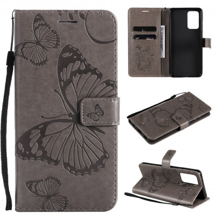 Housse Samsung Galaxy A52 4G / A52 5G Papillons Géants à Lanière Housse Samsung Galaxy A52 4G / A52 5G Papillons Géants à Lanière