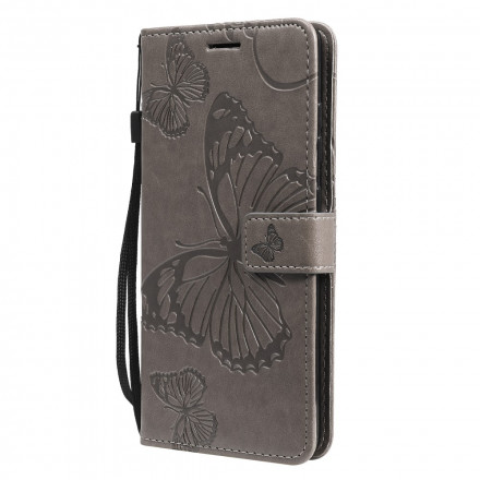 Housse Samsung Galaxy A52 4G / A52 5G Papillons Géants à Lanière Housse Samsung Galaxy A52 4G / A52 5G Papillons Géants à Lanière