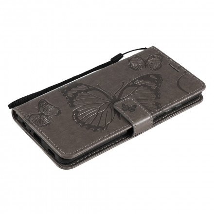 Housse Samsung Galaxy A52 4G / A52 5G Papillons Géants à Lanière Housse Samsung Galaxy A52 4G / A52 5G Papillons Géants à Lanière
