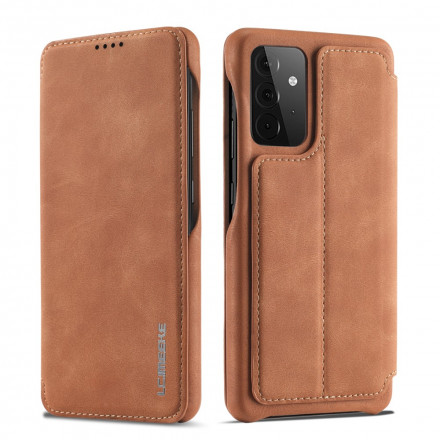 Flip Cover Samsung Galaxy A52 4G / A52 5G LC.IMEEKE Effet Cuir