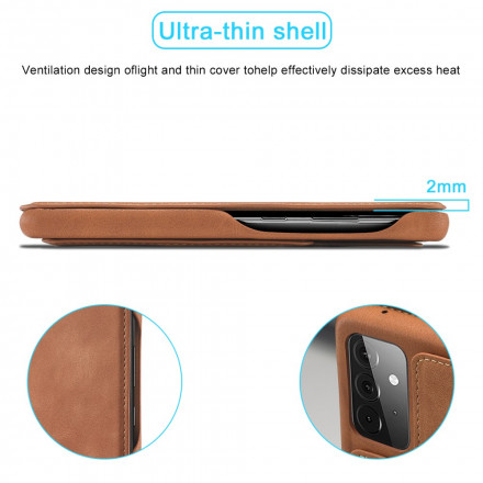 Flip Cover Samsung Galaxy A52 4G / A52 5G LC.IMEEKE Effet Cuir Flip Cover Samsung Galaxy A52 4G / A52 5G LC.IMEEKE Effet Cuir