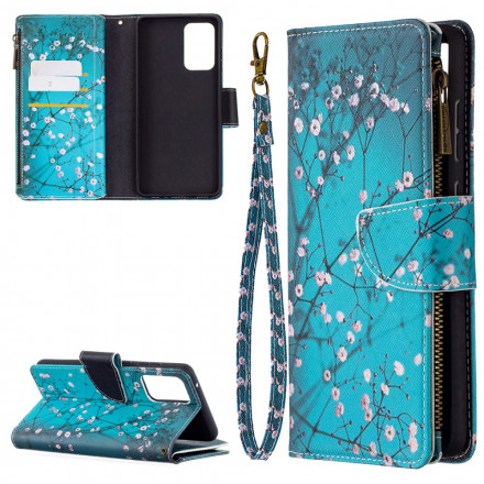 Housse Samsung Galaxy A72 4G / A72 5G Poche Zippée Arbre Housse Samsung Galaxy A72 4G / A72 5G Poche Zippée Arbre