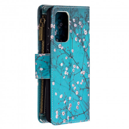 Housse Samsung Galaxy A72 4G / A72 5G Poche Zippée Arbre Housse Samsung Galaxy A72 4G / A72 5G Poche Zippée Arbre