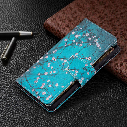 Housse Samsung Galaxy A72 4G / A72 5G Poche Zippée Arbre Housse Samsung Galaxy A72 4G / A72 5G Poche Zippée Arbre