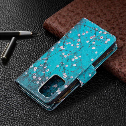 Housse Samsung Galaxy A72 4G / A72 5G Poche Zippée Arbre Housse Samsung Galaxy A72 4G / A72 5G Poche Zippée Arbre