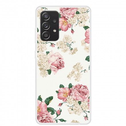 Coque Samsung Galaxy A52 4G / A52 5G Fleurs Liberty