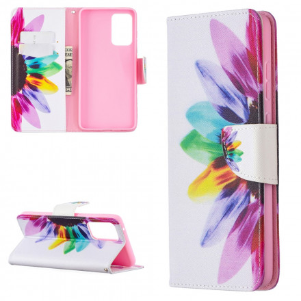 Housse Samsung Galaxy A72 4G / A72 5G Fleur Aquarelle Housse Samsung Galaxy A72 4G / A72 5G Fleur Aquarelle