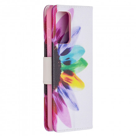 Housse Samsung Galaxy A72 4G / A72 5G Fleur Aquarelle Housse Samsung Galaxy A72 4G / A72 5G Fleur Aquarelle