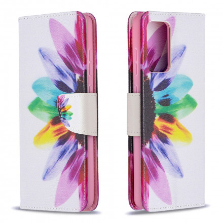 Housse Samsung Galaxy A72 4G / A72 5G Fleur Aquarelle Housse Samsung Galaxy A72 4G / A72 5G Fleur Aquarelle