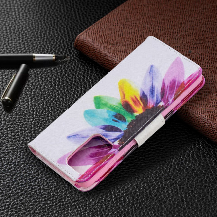 Housse Samsung Galaxy A72 4G / A72 5G Fleur Aquarelle Housse Samsung Galaxy A72 4G / A72 5G Fleur Aquarelle