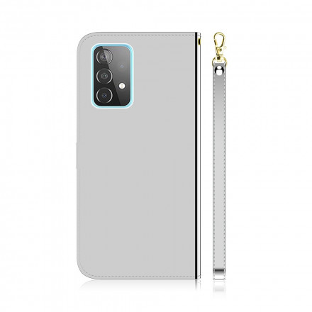 Housse Samsung Galaxy A52 4G / A52 5G Simili Cuir Couverture Miroir Housse Samsung Galaxy A52 4G / A52 5G Simili Cuir Couverture Miroir