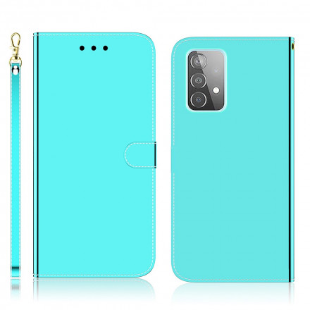 Housse Samsung Galaxy A52 4G / A52 5G Simili Cuir Couverture Miroir