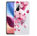 Coque Poco F3 Petites Fleurs Roses