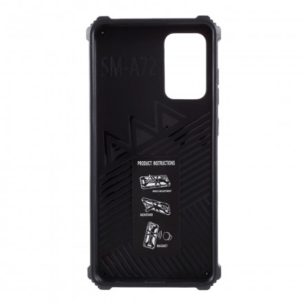 Coque Samsung Galaxy A72 4G / A72 5G Bicolore Support Amovible Coque Samsung Galaxy A72 4G / A72 5G Bicolore Support Amovible
