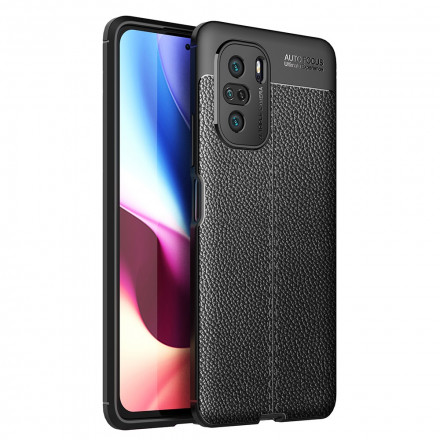 Coque Poco F3 Effet Cuir Litchi Double line Coque Poco F3 Effet Cuir Litchi Double line
