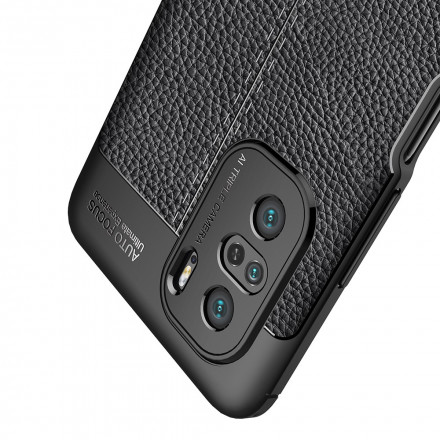 Coque Poco F3 Effet Cuir Litchi Double line Coque Poco F3 Effet Cuir Litchi Double line