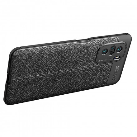Coque Poco F3 Effet Cuir Litchi Double line Coque Poco F3 Effet Cuir Litchi Double line