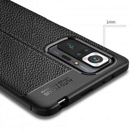 Coque Xiaomi Redmi Note 10 Pro Effet Cuir Litchi Double line Coque Xiaomi Redmi Note 10 Pro Effet Cuir Litchi Double line