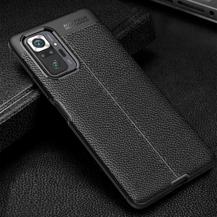 Coque Xiaomi Redmi Note 10 Pro Effet Cuir Litchi Double line Coque Xiaomi Redmi Note 10 Pro Effet Cuir Litchi Double line
